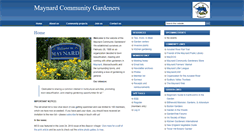 Desktop Screenshot of maynardgardeners.org