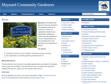 Tablet Screenshot of maynardgardeners.org